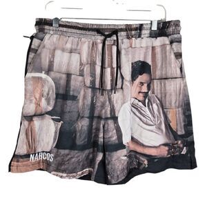 Shoe Palace Narcos El Patron Pablo Escobar Shorts Size XL